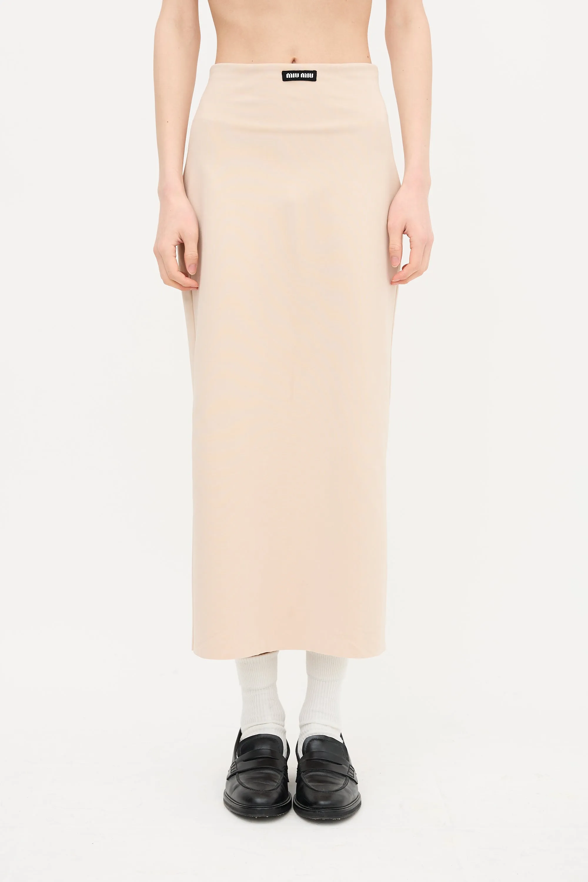 2022 Nylon Midi Skirt