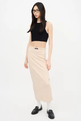 2022 Nylon Midi Skirt
