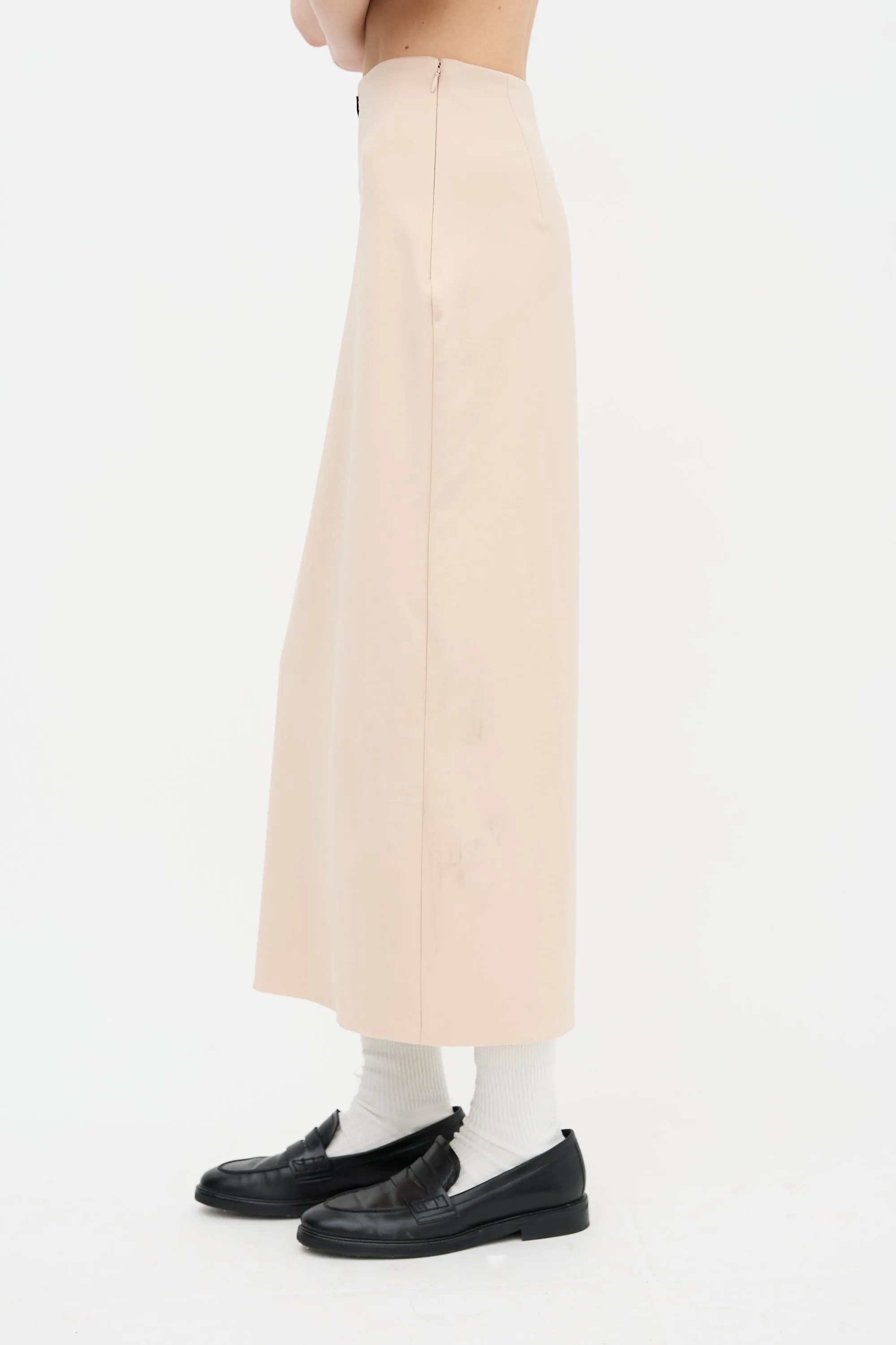 2022 Nylon Midi Skirt
