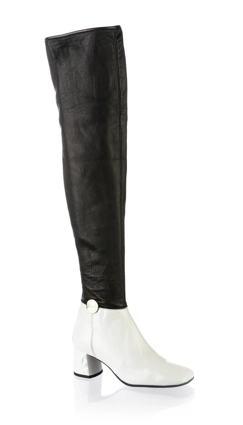 6833 Fiorangelo Boots / Black-White