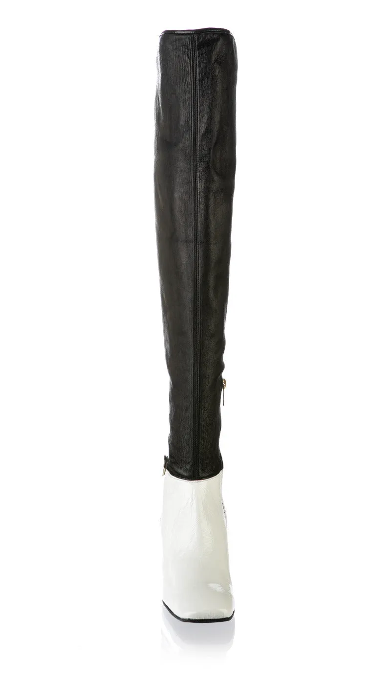 6833 Fiorangelo Boots / Black-White