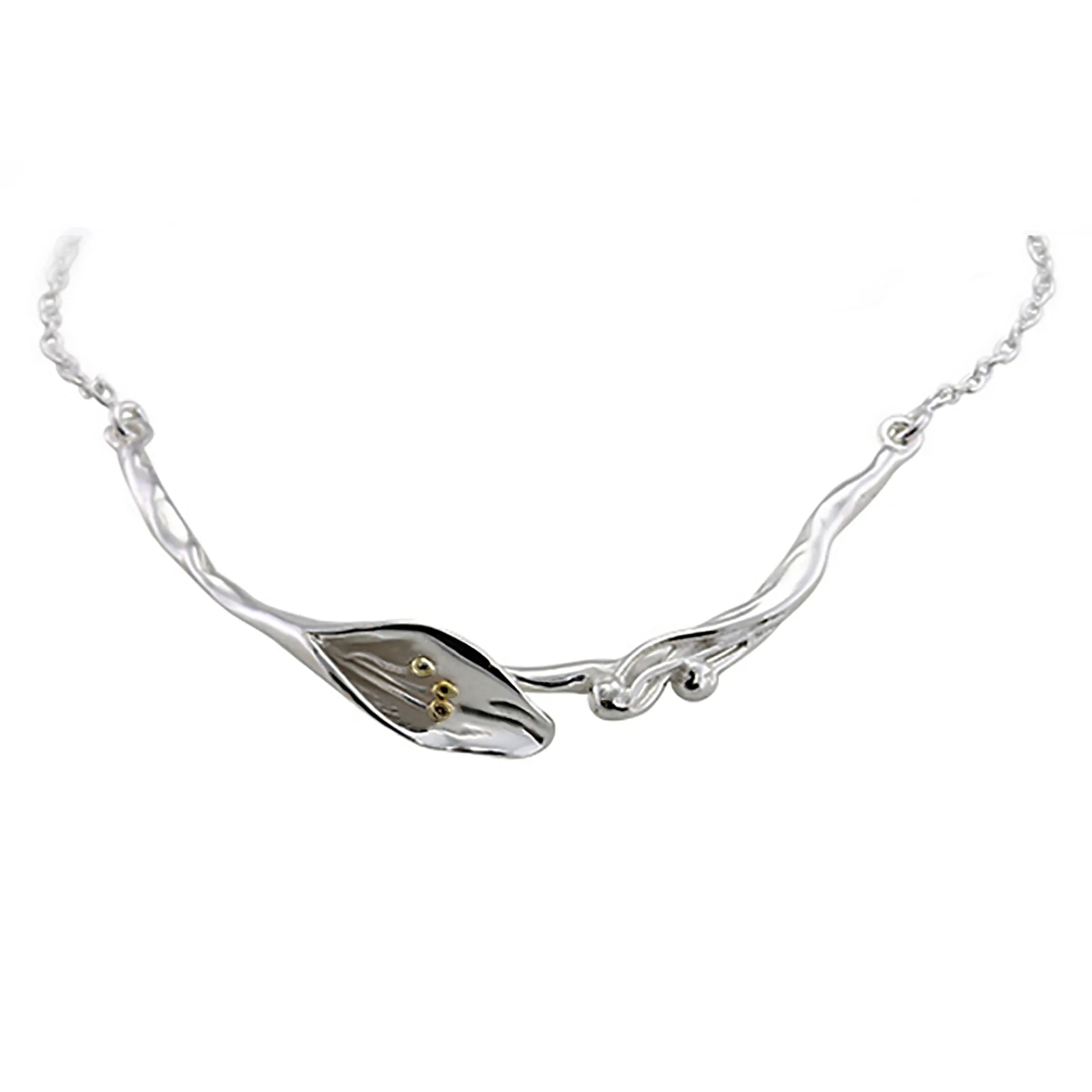 Banyan Delicate Single Lily Necklace