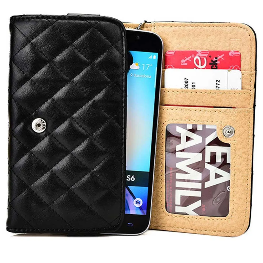 Cooper Quilted Women's Clutch Smartphone Wallet Sleeve Case