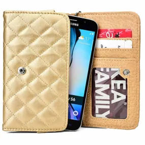 Cooper Quilted Women's Clutch Smartphone Wallet Sleeve Case