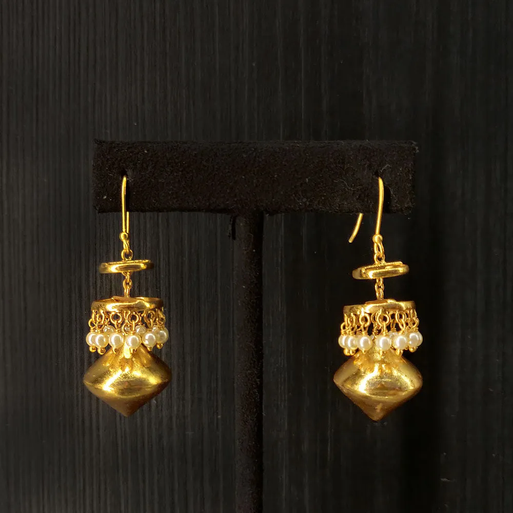 Delicate Gold Drop Earrings