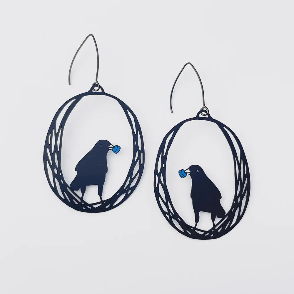 Denz | Bowerbird earrings