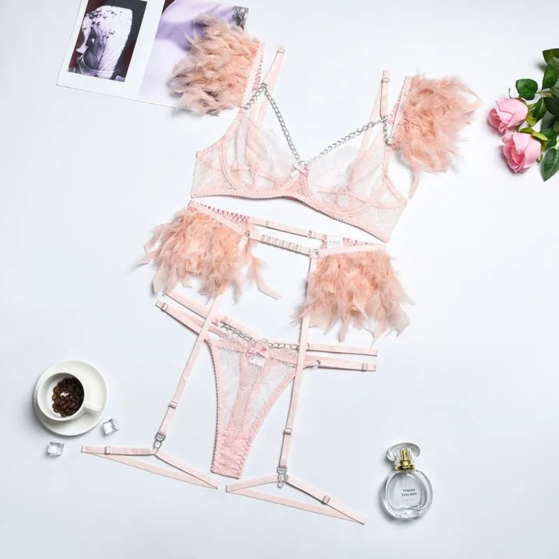 Featherlight Lingerie Set