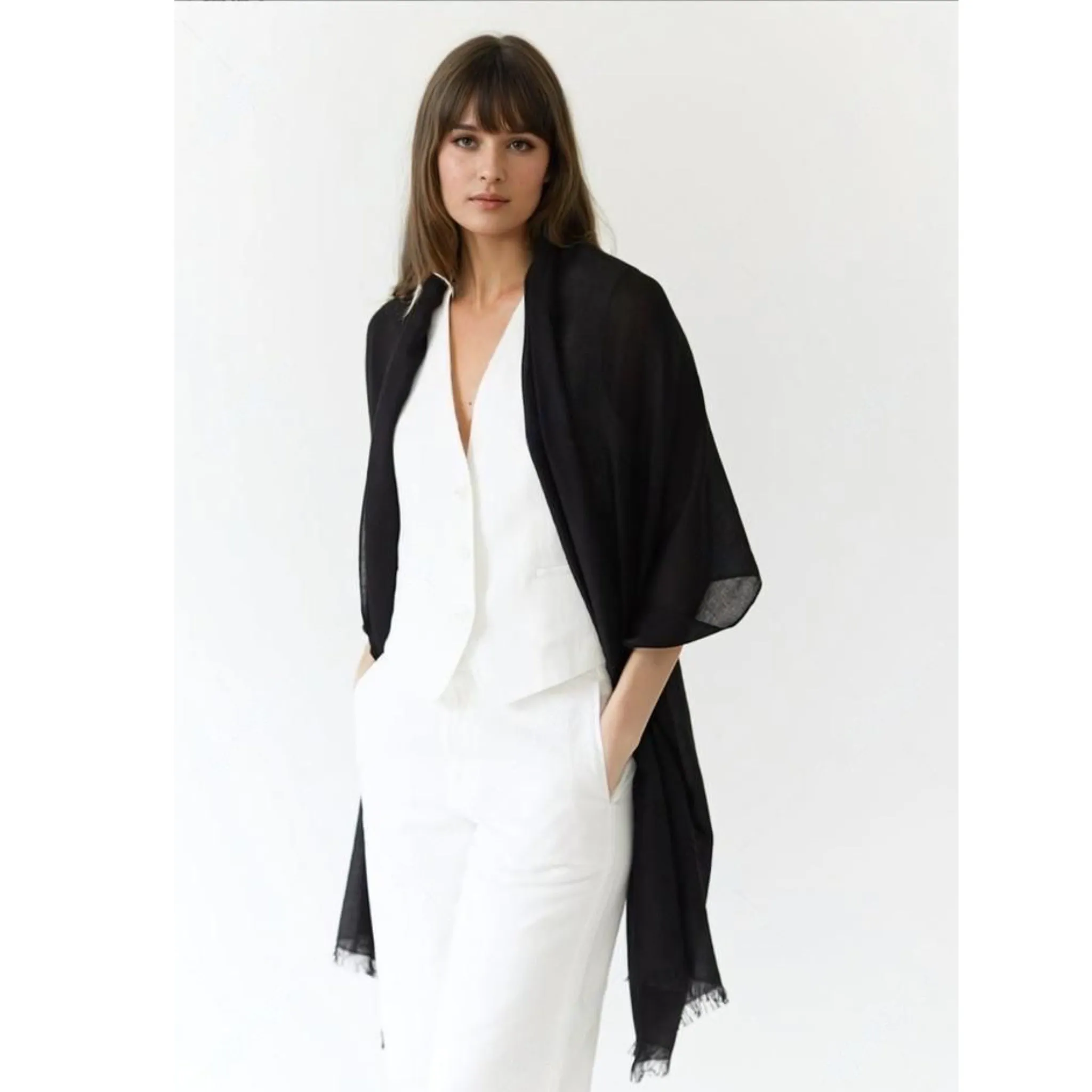 Julian 100% Ultra fine Pashmina cashmere Maya oversized scarf/ wrap/ shawl-More colours available