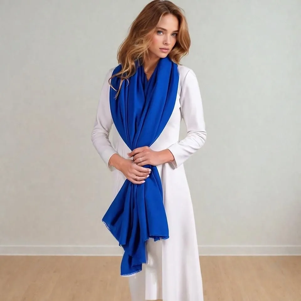 Julian 100% Ultra fine Pashmina cashmere Maya oversized scarf/ wrap/ shawl-More colours available