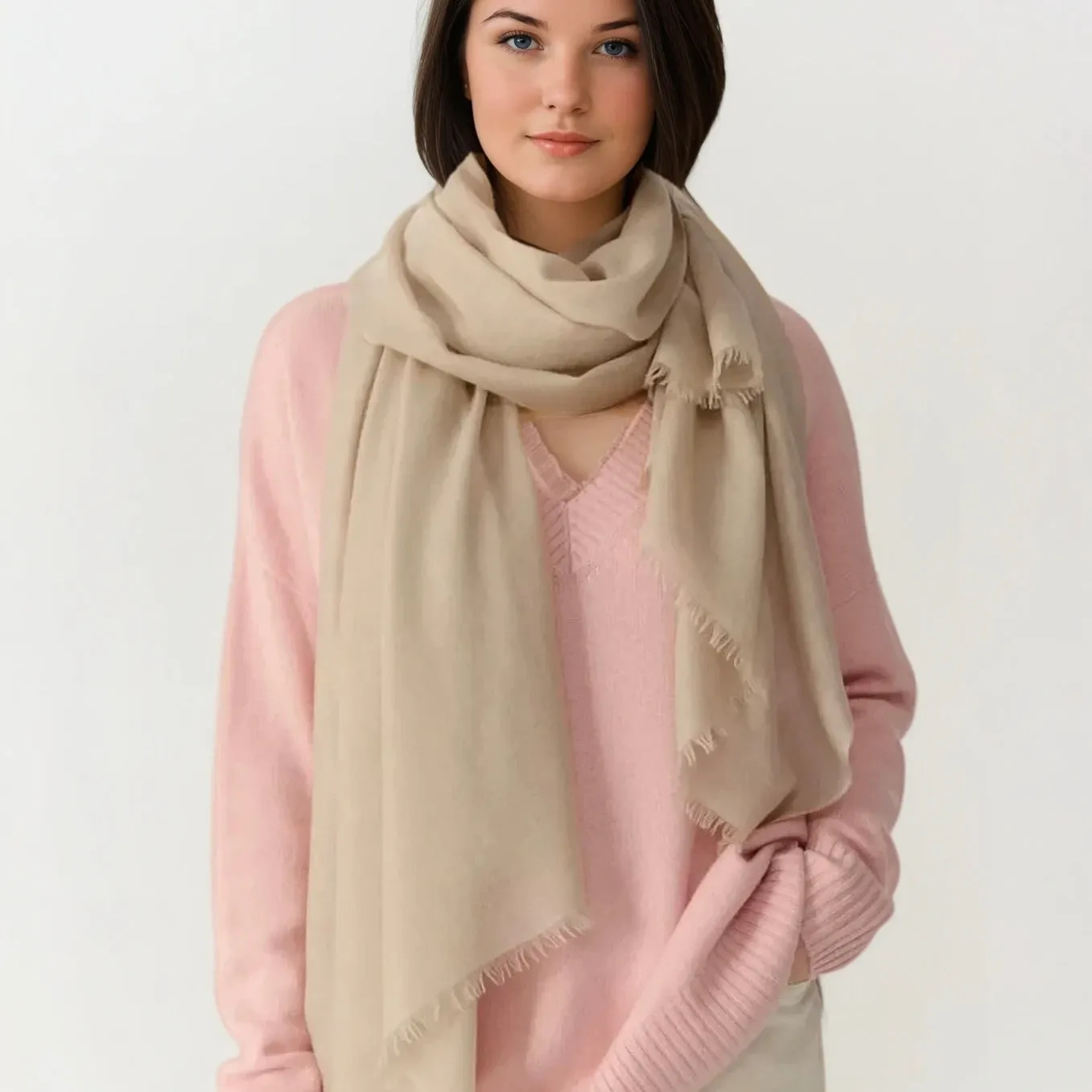 Julian 100% Ultra fine Pashmina cashmere Maya oversized scarf/ wrap/ shawl-More colours available
