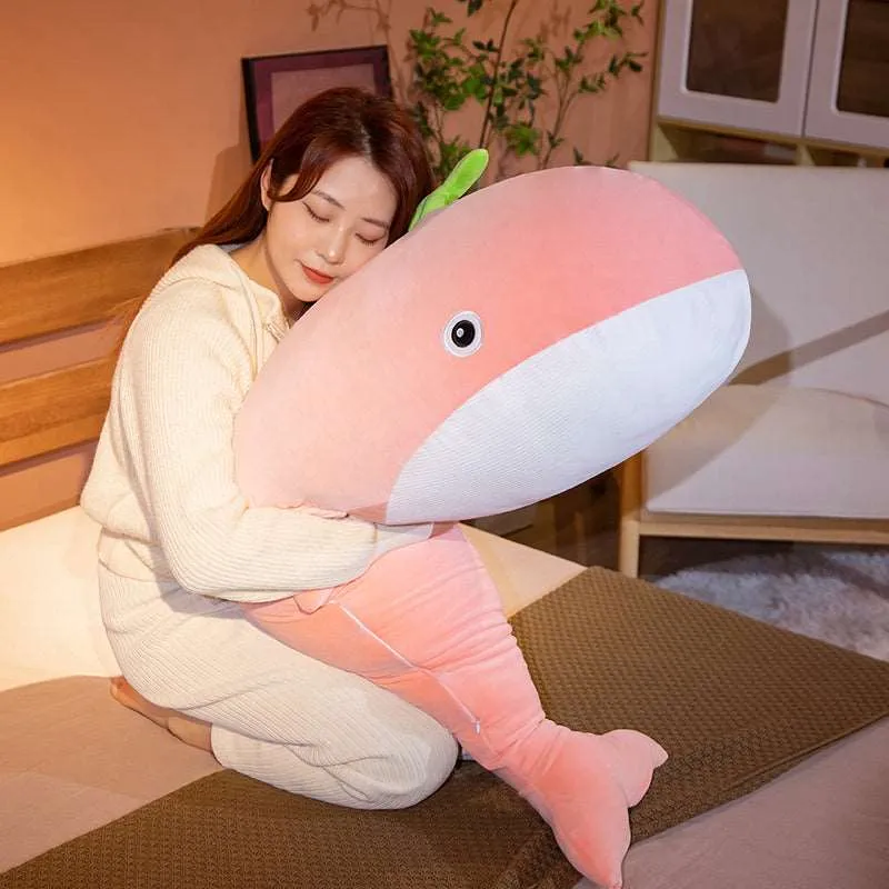 Kawaii Whimsical Whale Trio Plushies