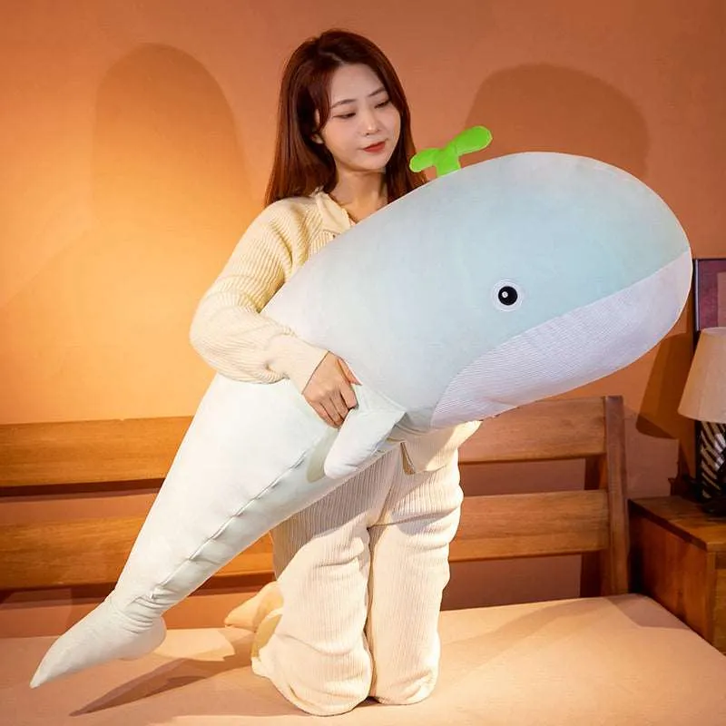 Kawaii Whimsical Whale Trio Plushies