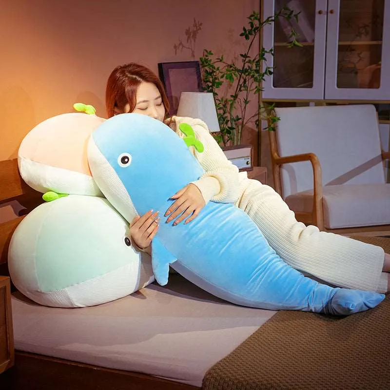 Kawaii Whimsical Whale Trio Plushies