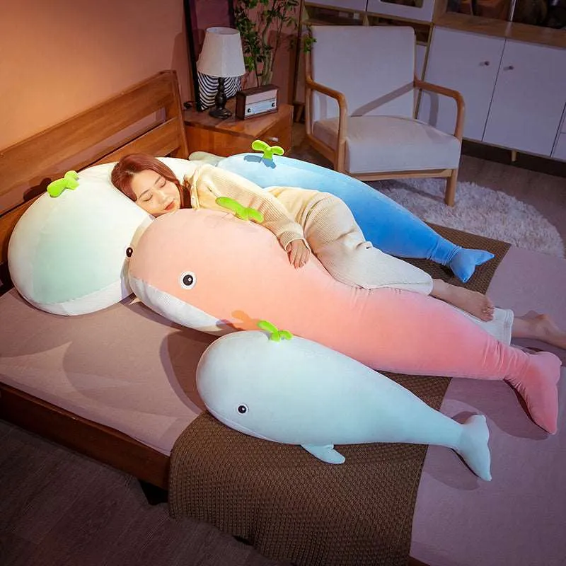 Kawaii Whimsical Whale Trio Plushies
