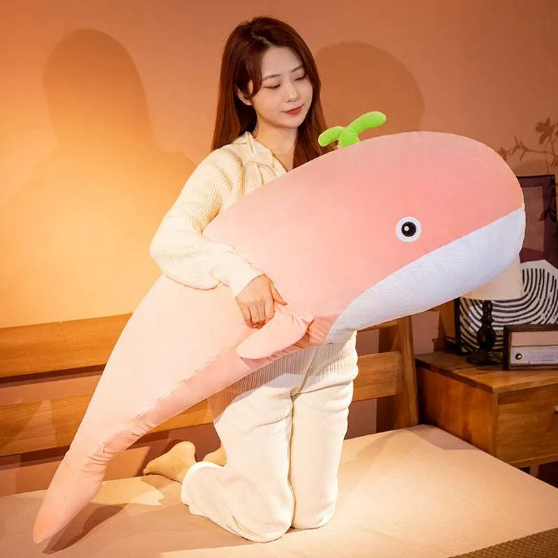 Kawaii Whimsical Whale Trio Plushies