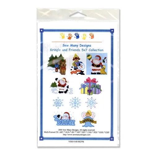 Kringle and Friends Design CD by Sew Many Designs