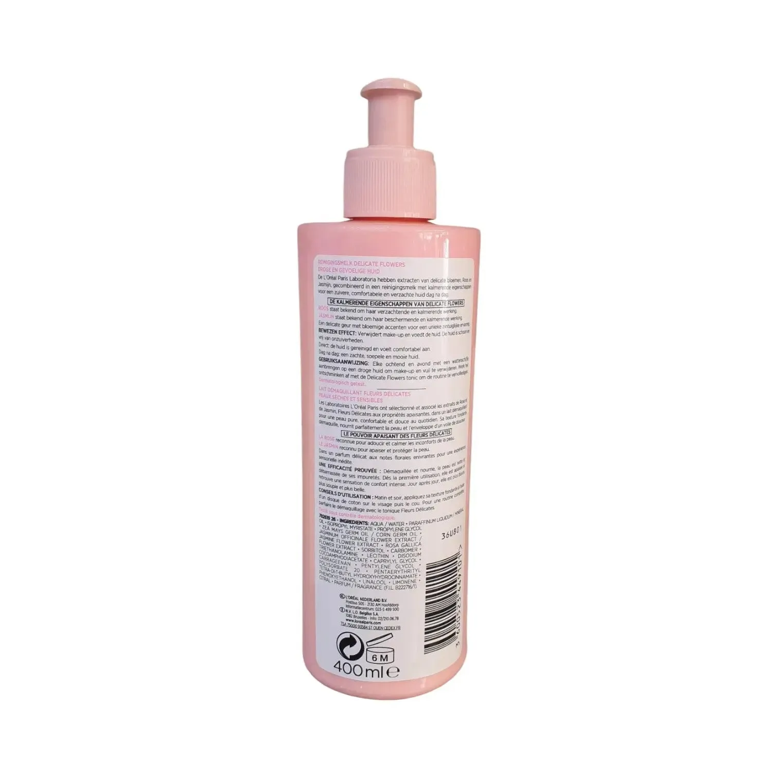 Loreal Paris Milk Delicate Flowers Cleansing Milk 400ml