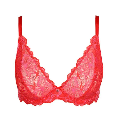 Manyla All Lace Plunge Bra B-E