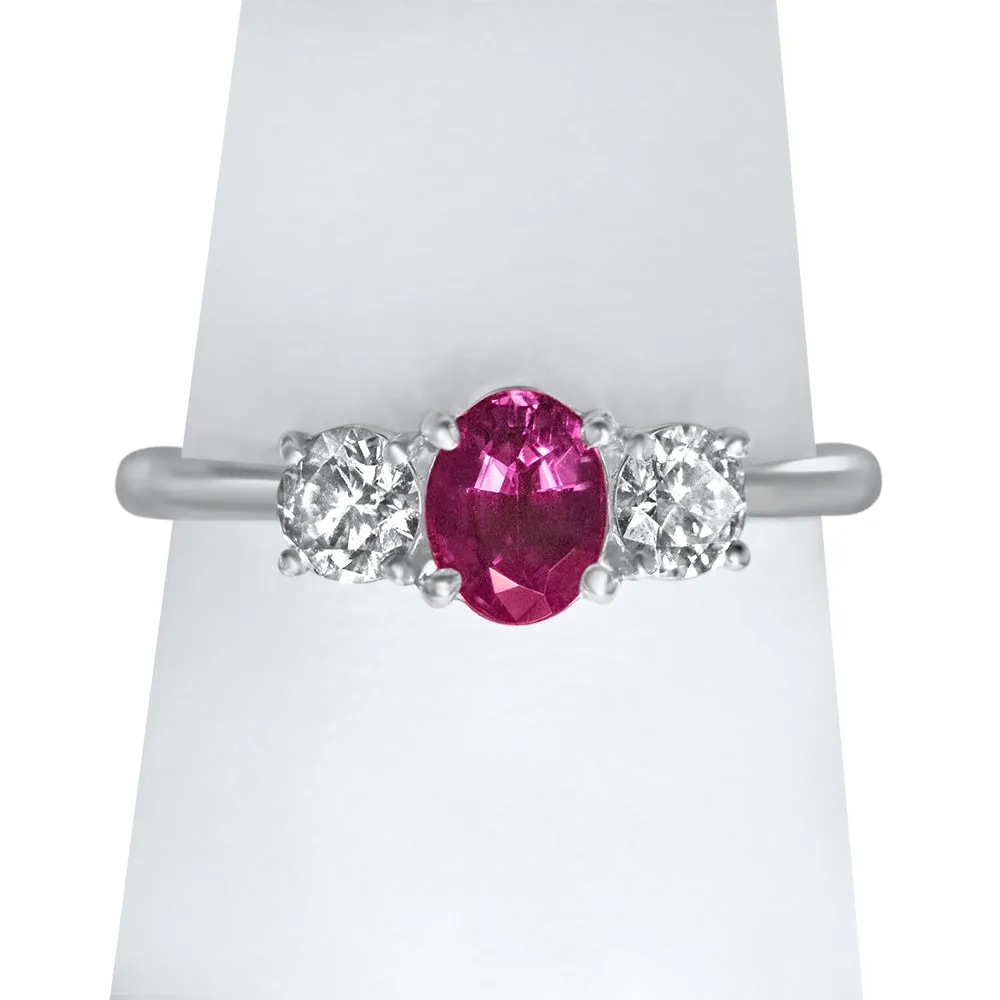 Refined Beauty - 14K White Gold Natural Alexandrite Ring