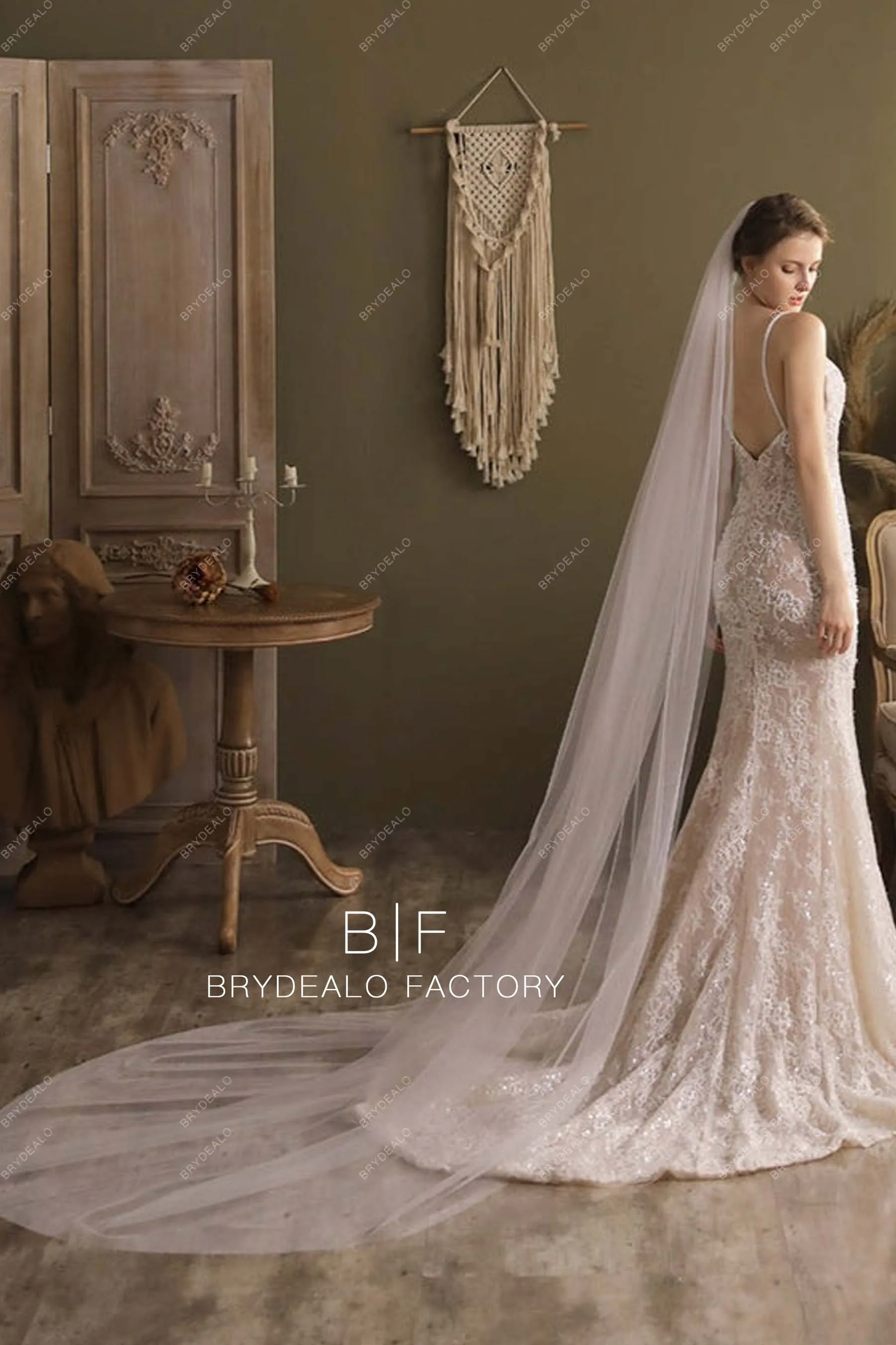 Refined Cathedral Length Bridal Veil