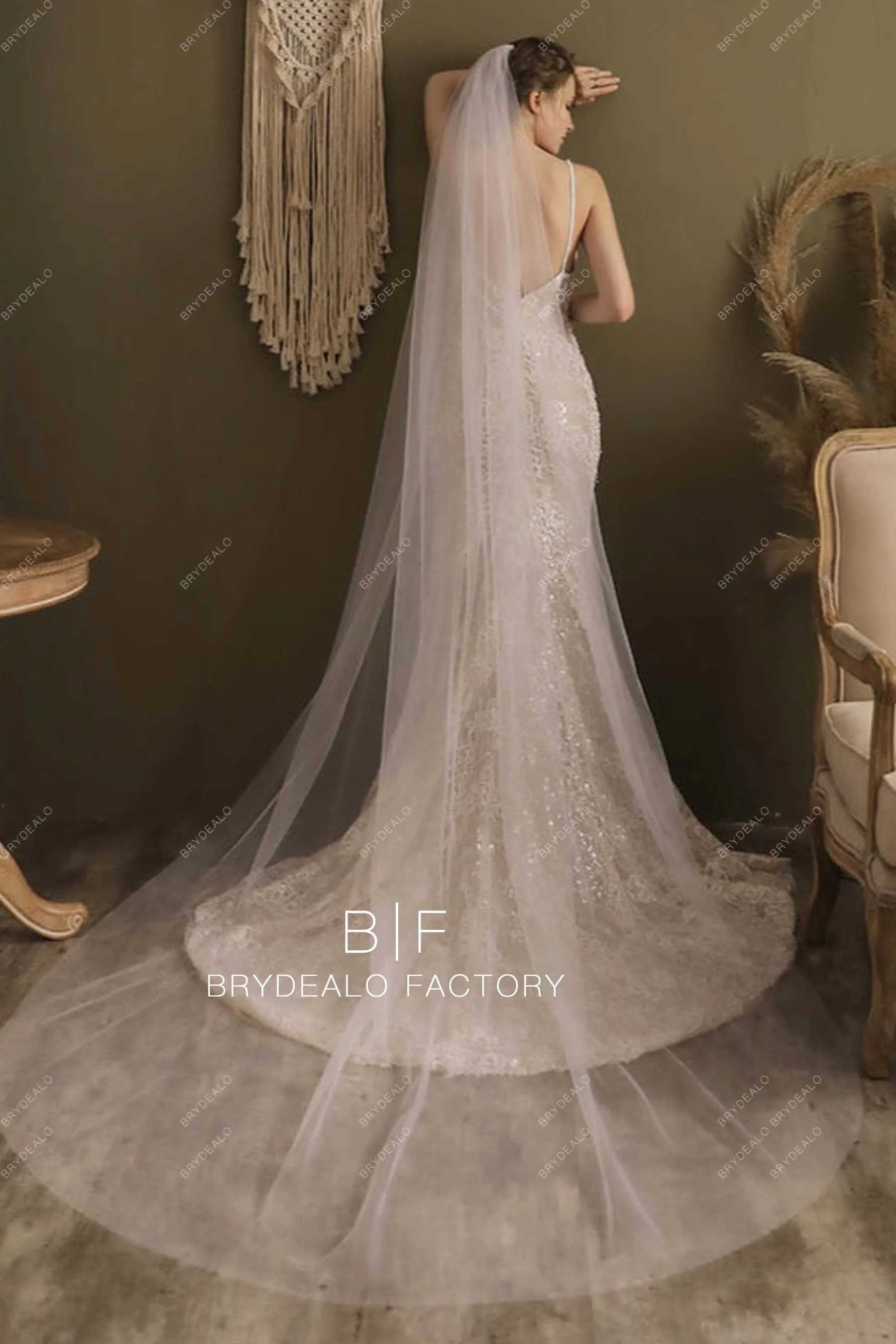 Refined Cathedral Length Bridal Veil