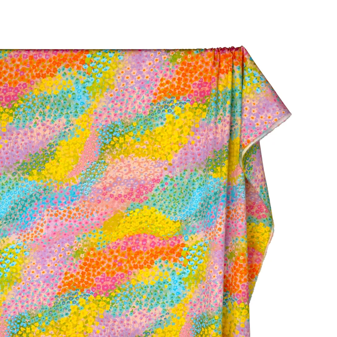 Remnant - 50cm - Sophie Organic Cotton Sateen - Tulip/Buttercup/Multi