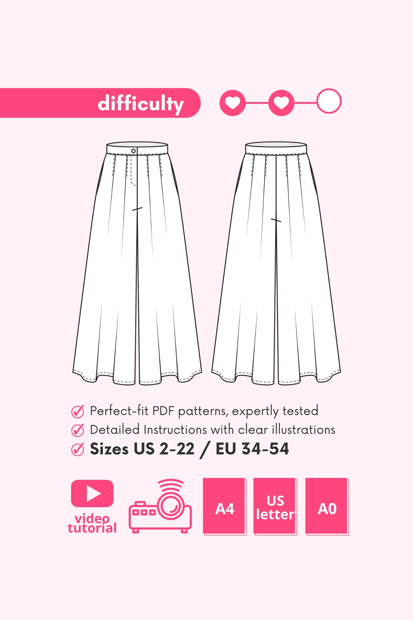 SPACE - Palazzo Pants Pattern