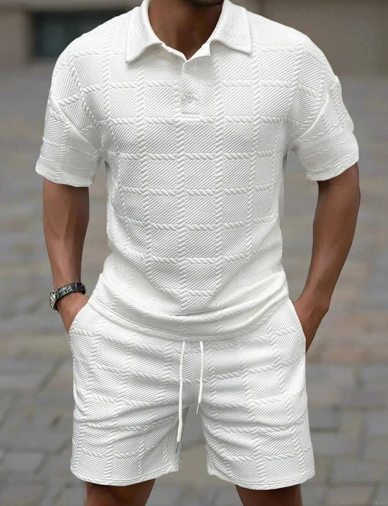 Summer Set - Refined Elegance in a Short Style