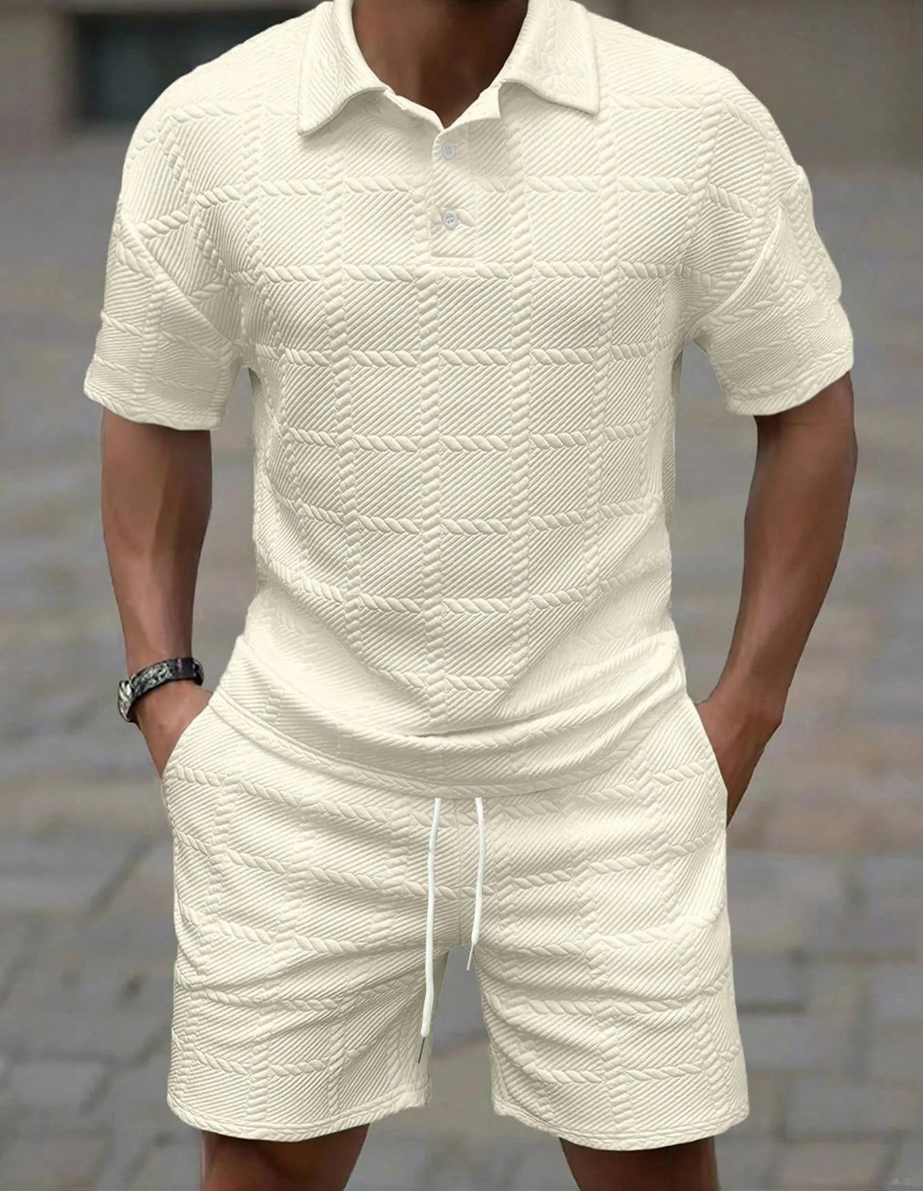 Summer Set - Refined Elegance in a Short Style