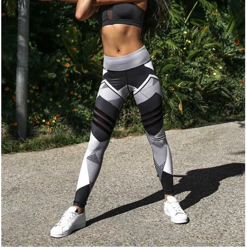 Tights Gradient Seamless Stretchy High Waist Pants