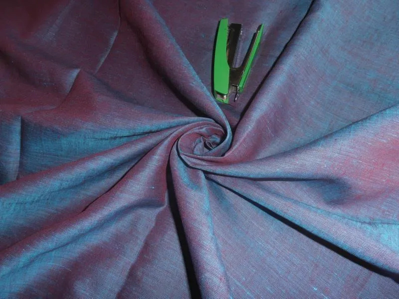 two tone ramie linen fabric {iridescent} fabric 57" wide