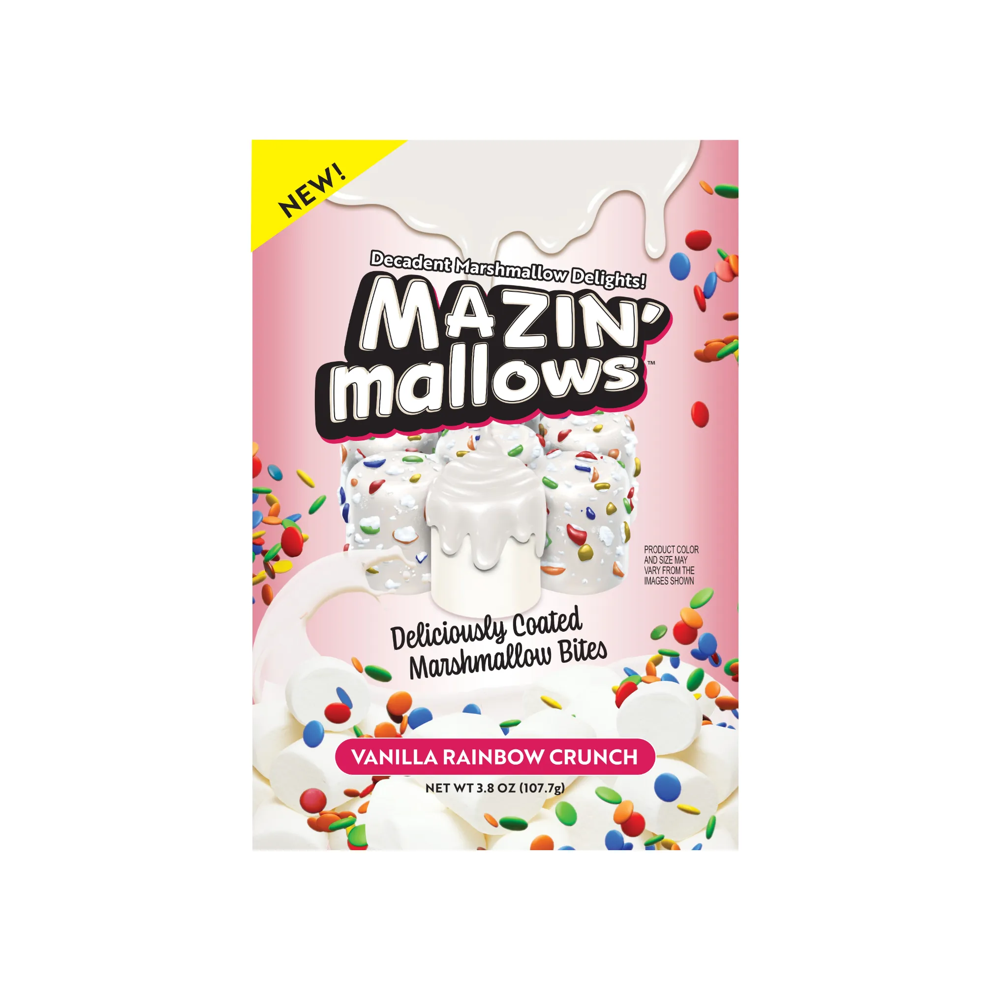 Vanilla Rainbow Crunch Marshmallow Bites