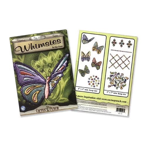Whimsies Embroidery CD by Cactus Punch